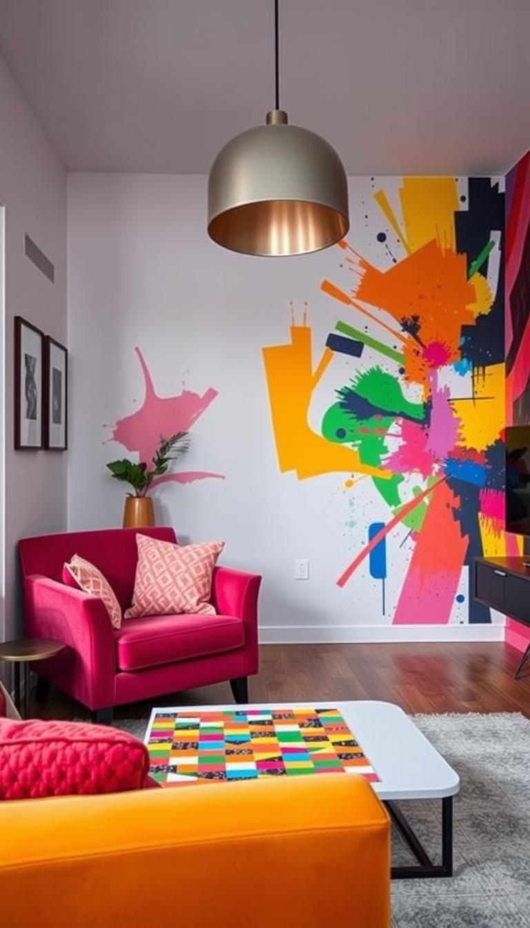Bold color in small spaces