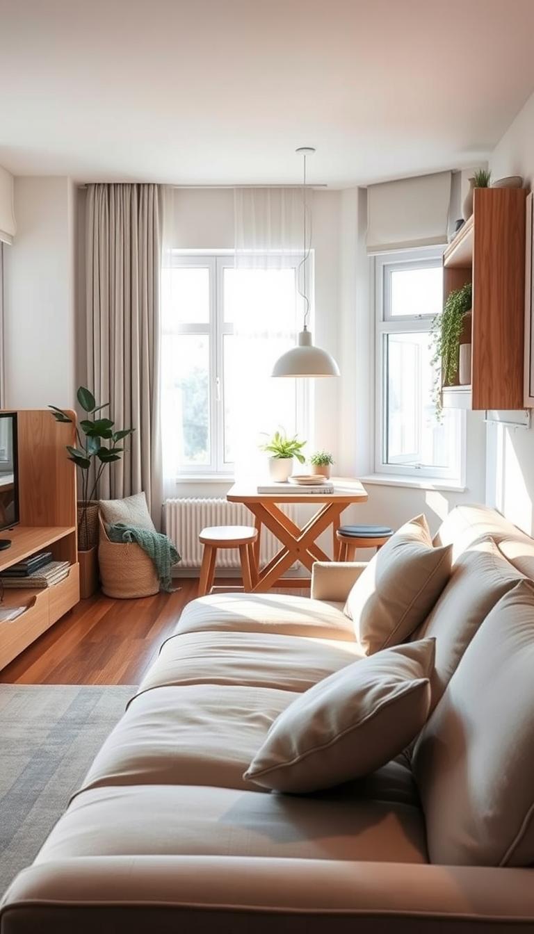 Furniture hacks for small spaces