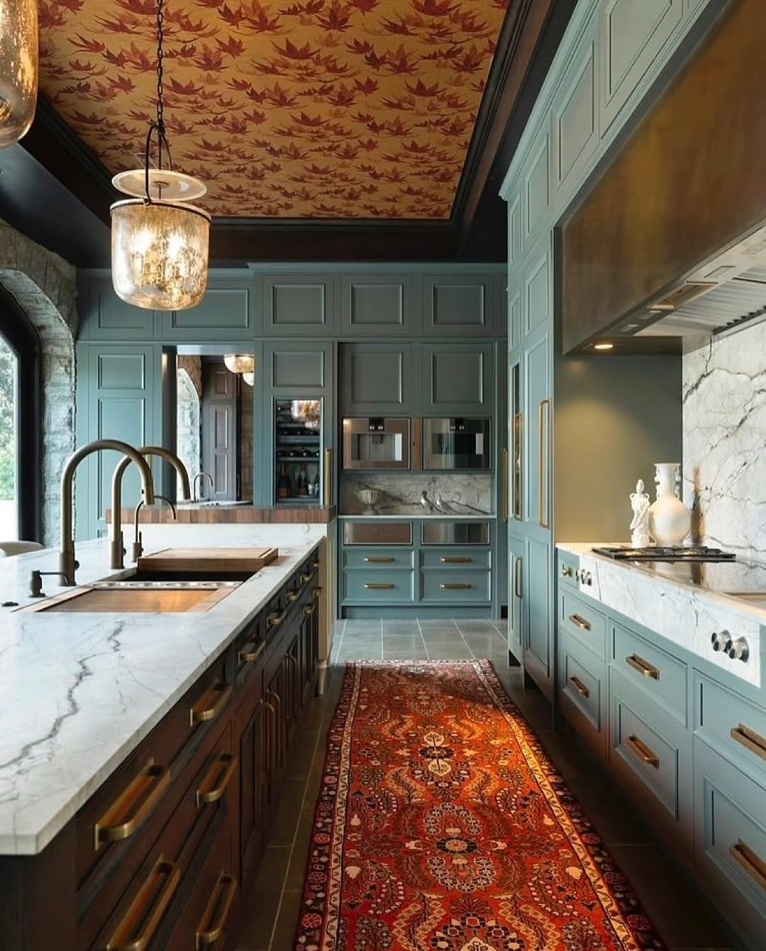 kitchen design with color and texture