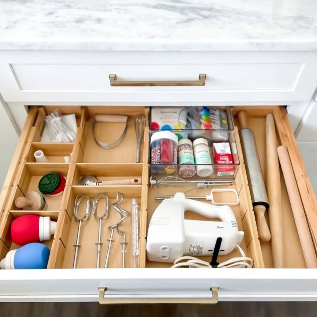 kitchen drawer space maximizers