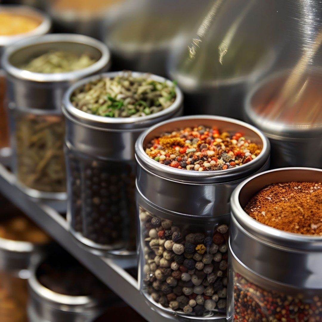 magnetic spice shelves