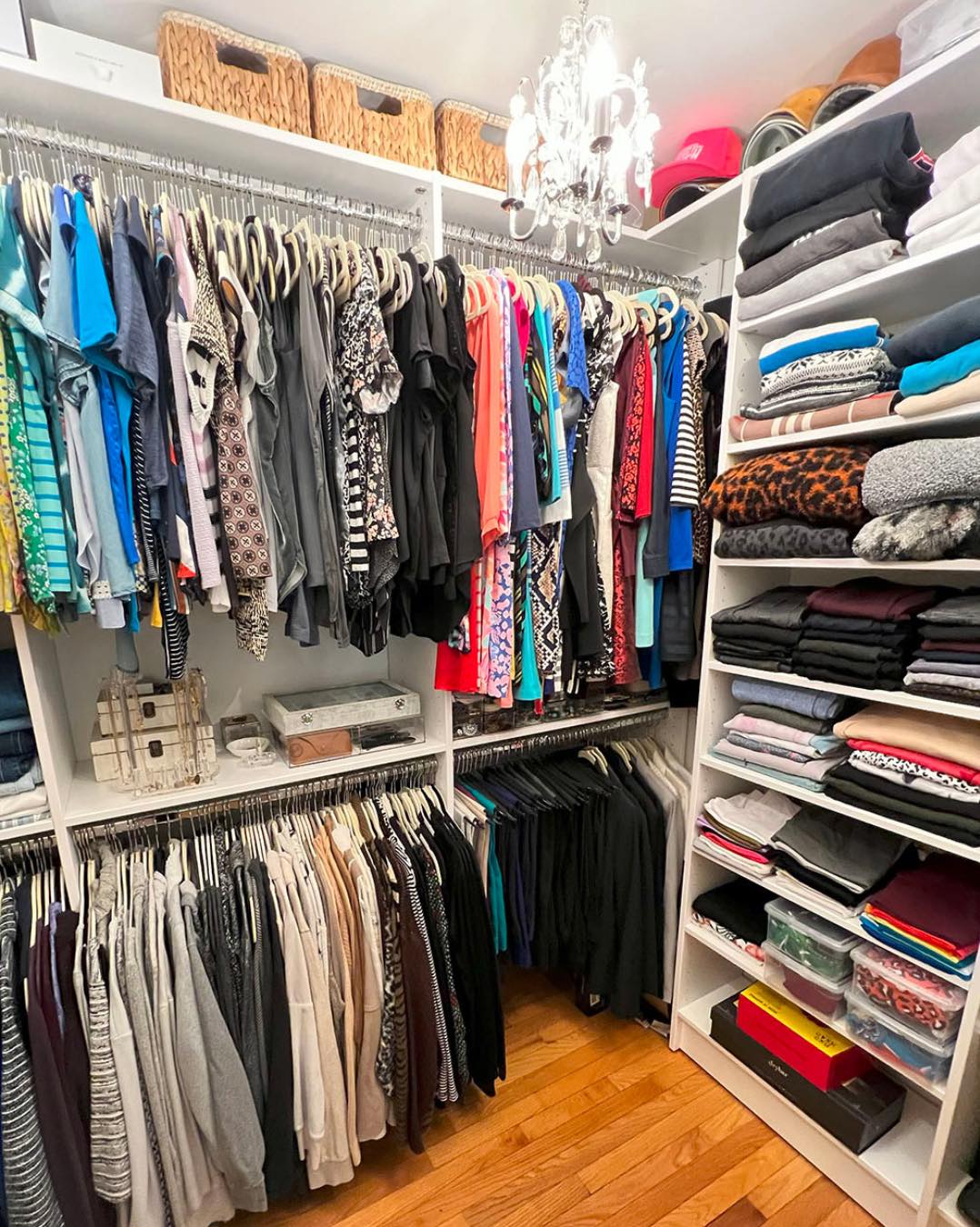 maximizing vertical closet storage