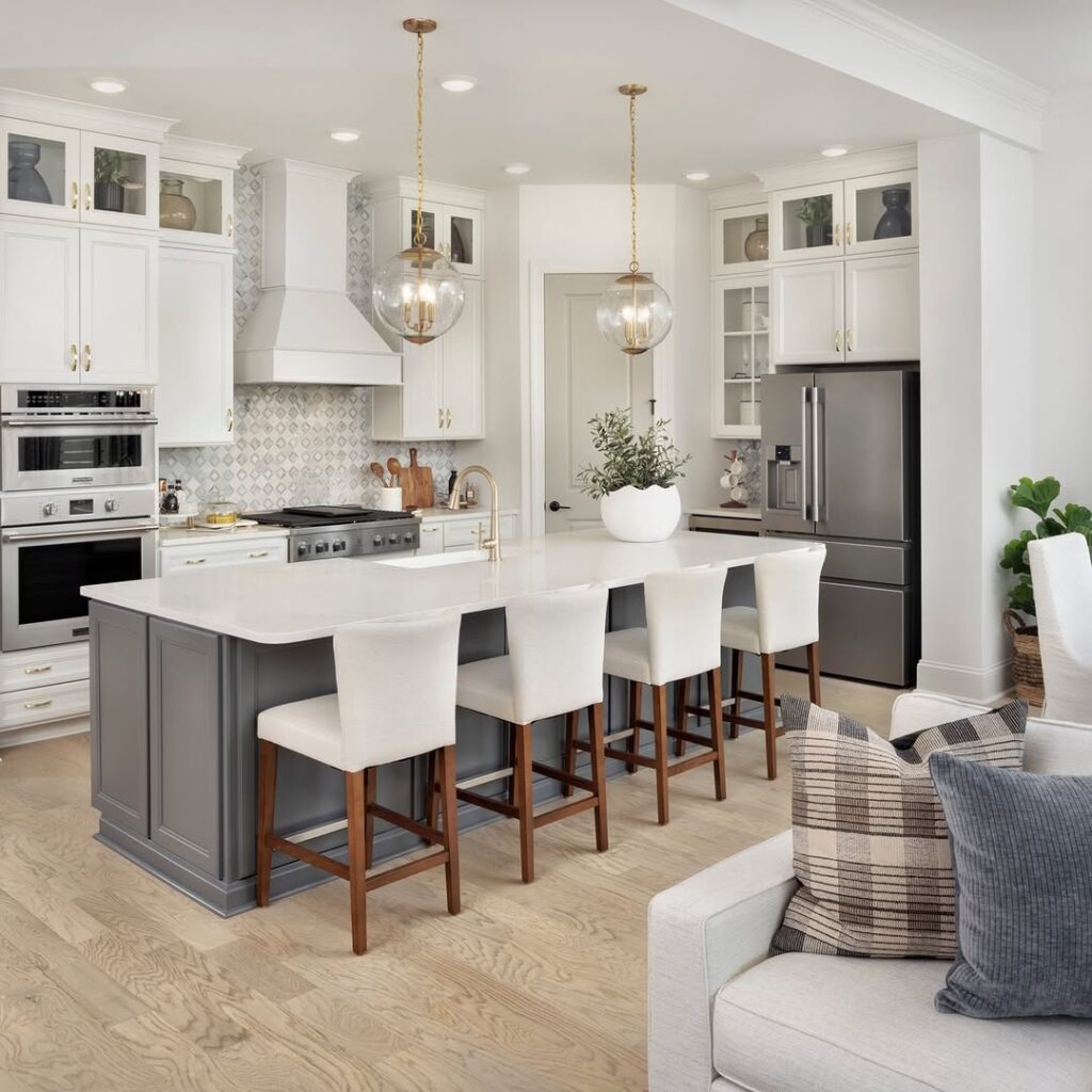 open kitchen living