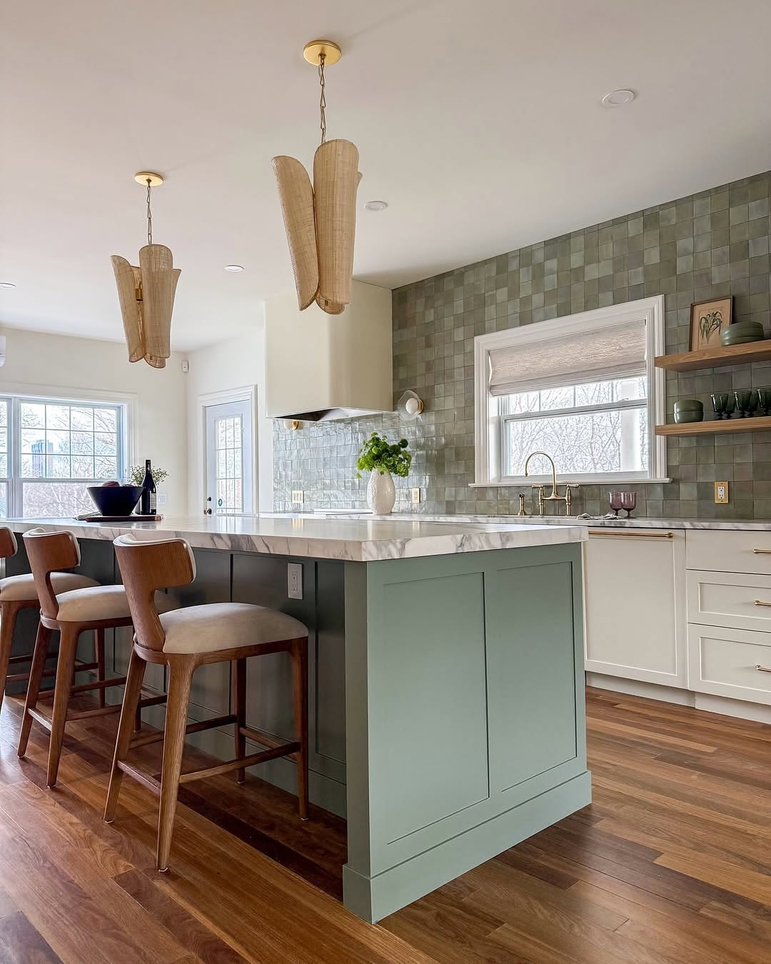 open shelving kitchen design
