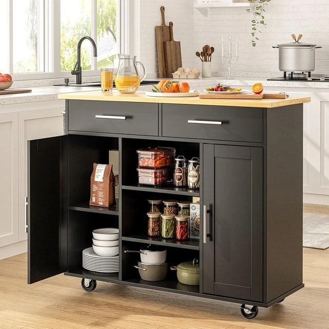 portable kitchen island cart