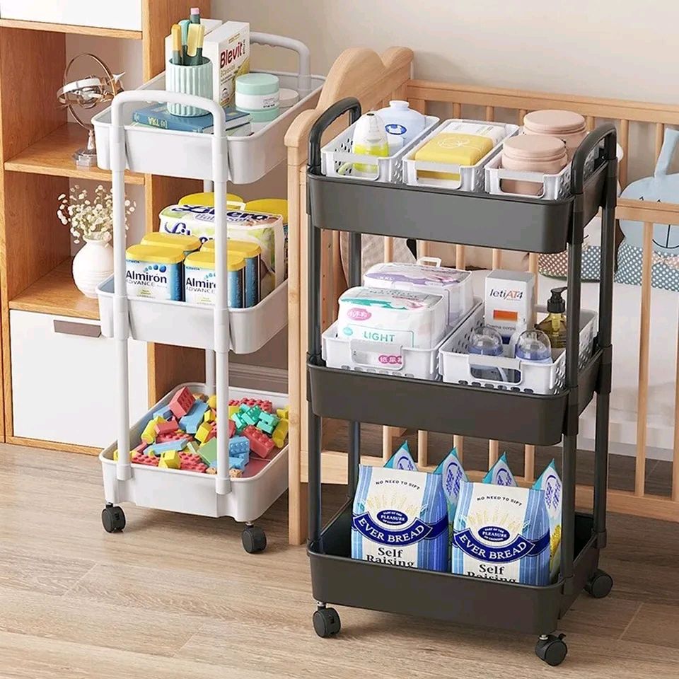 rolling pantry cart organization