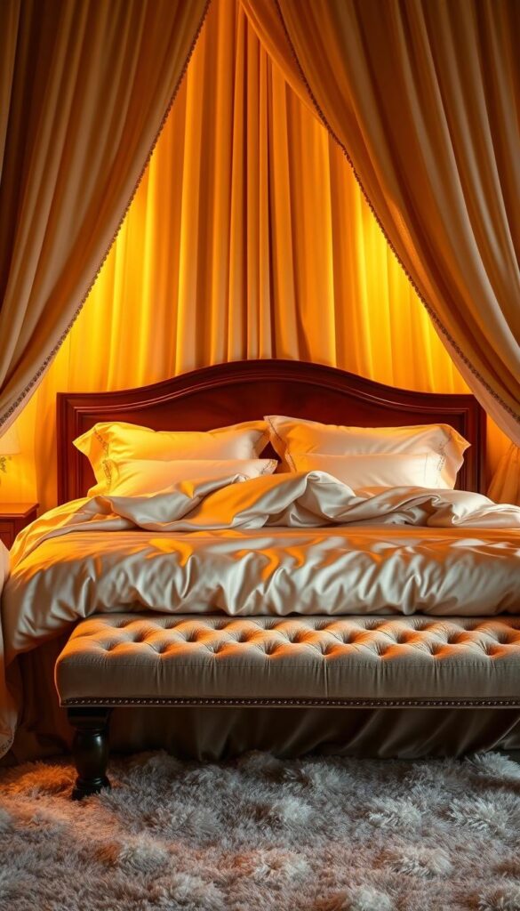 romantic bedroom texture