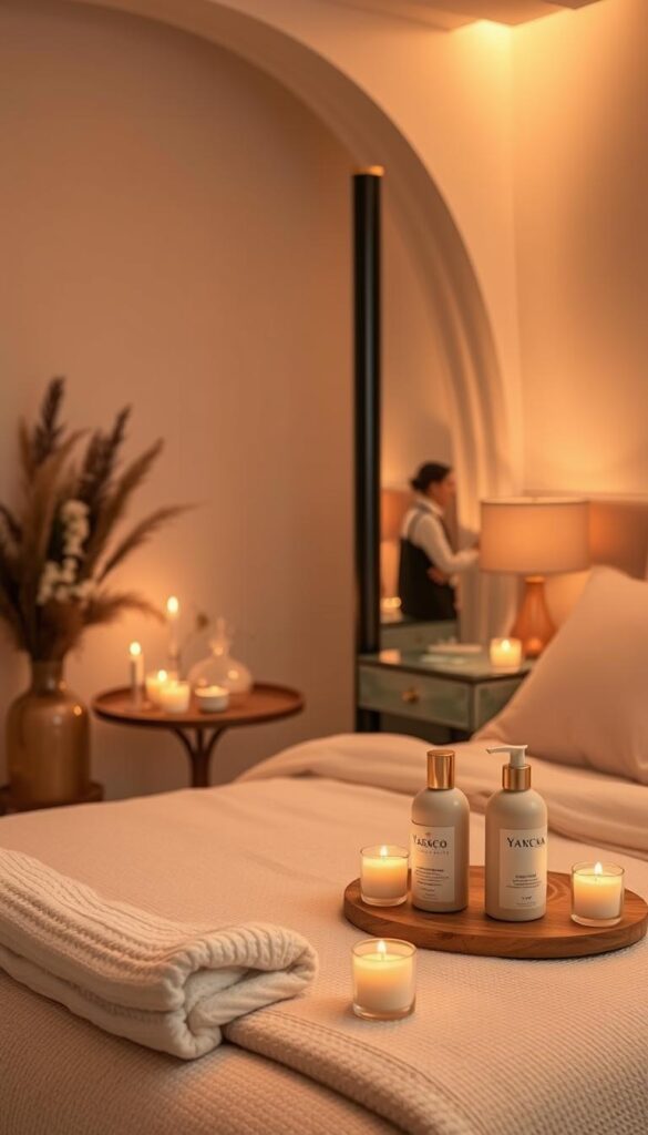 romantic spa bedroom ideas