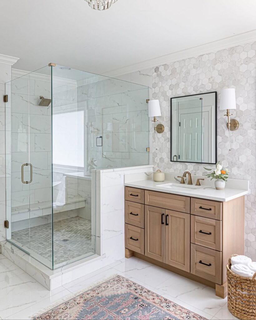 vanity placement by window