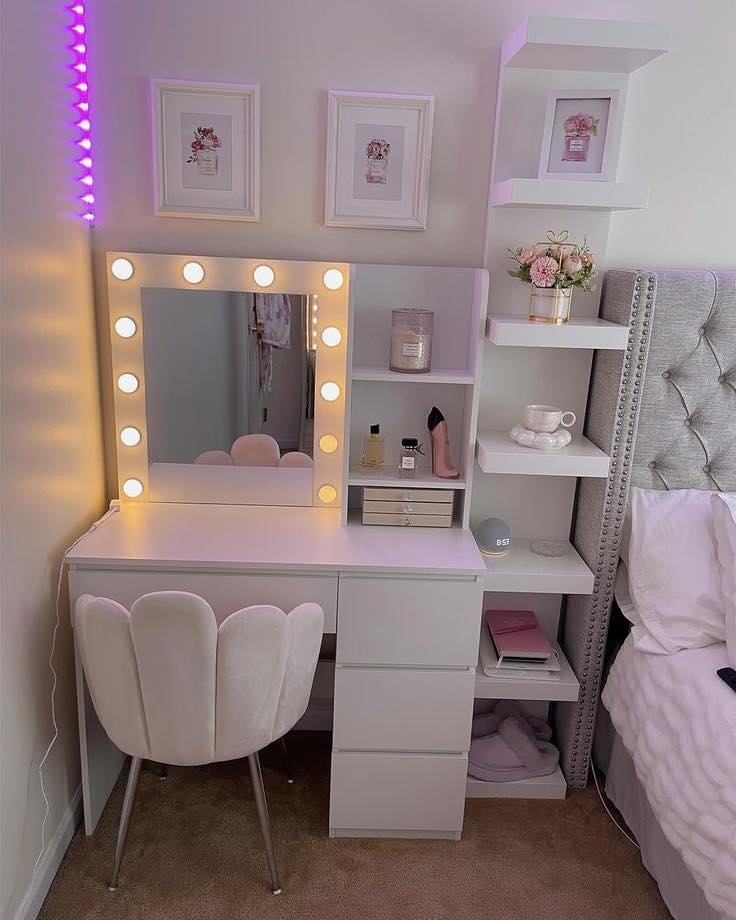 vanity stool ideas bedroom