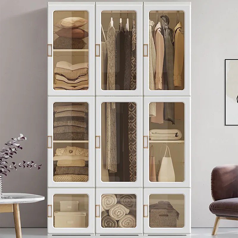 vertical folding clothing storage