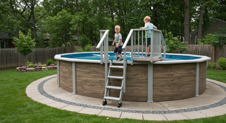 21 Above Ground Pool Steps Upgrade Your Outdoor Oasis