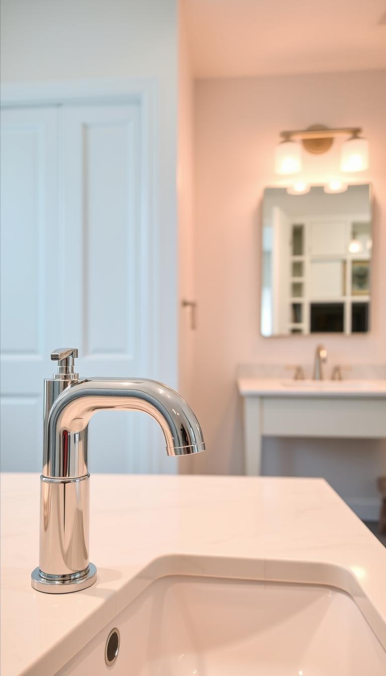 apartment bathroom hardware upgrade