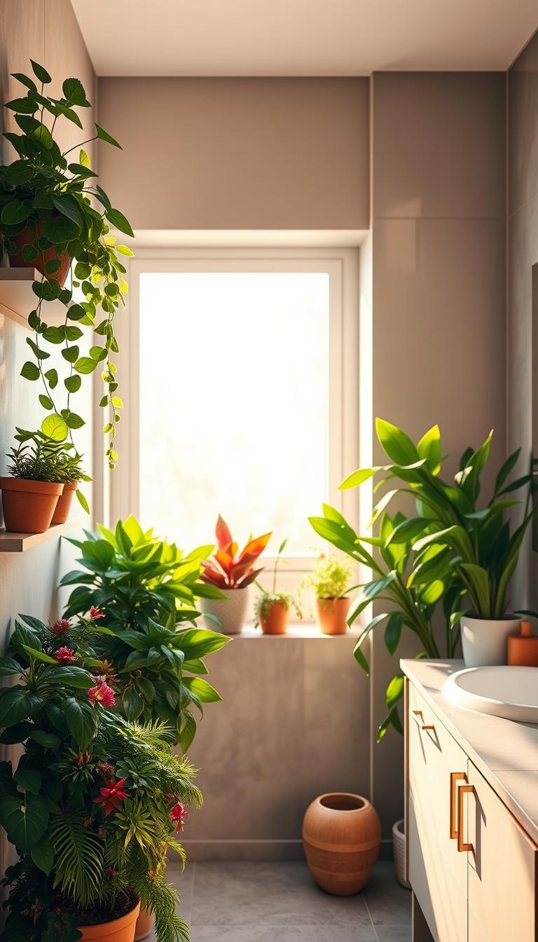 bathroom plants