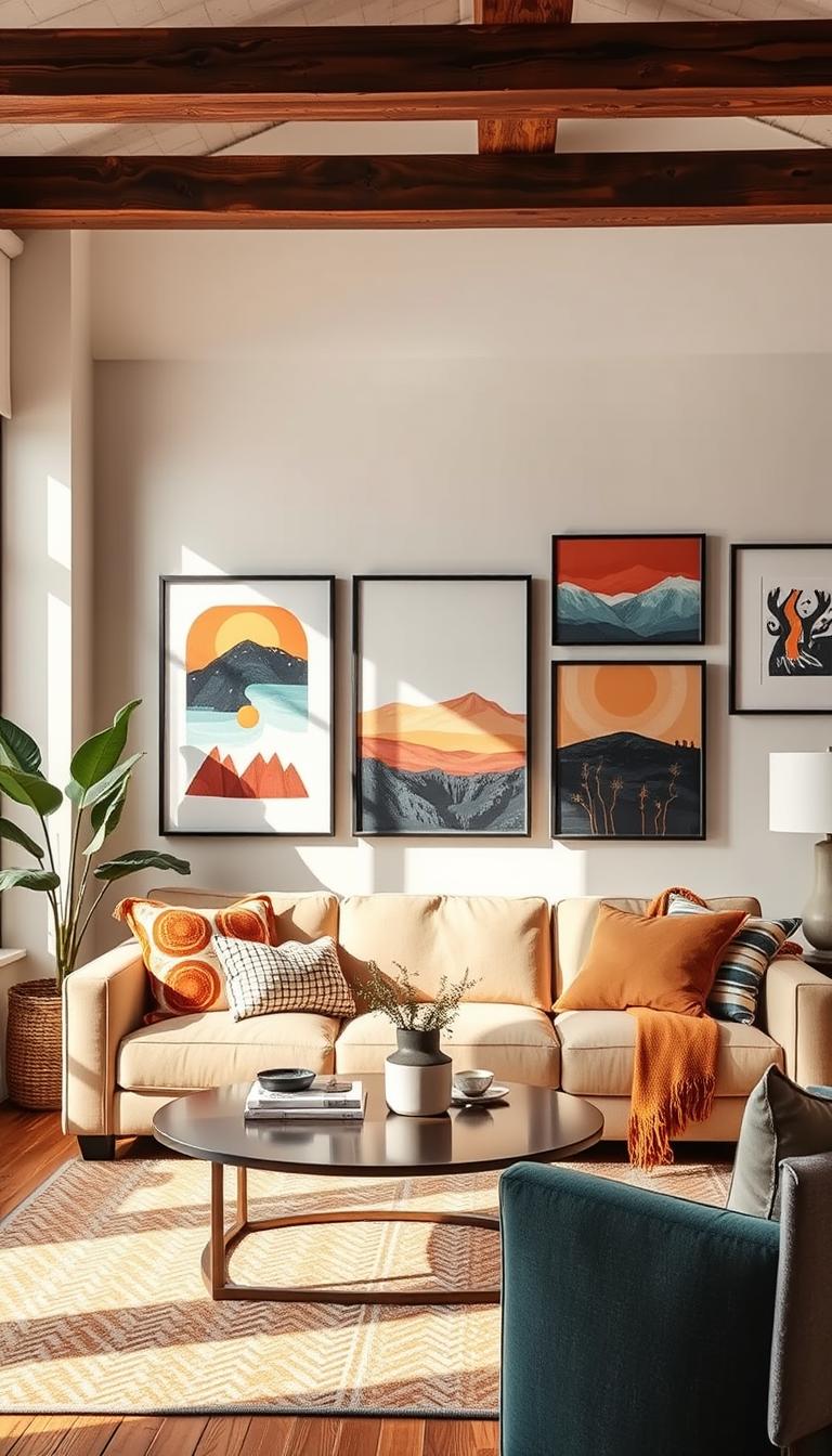 custom wall art for living room