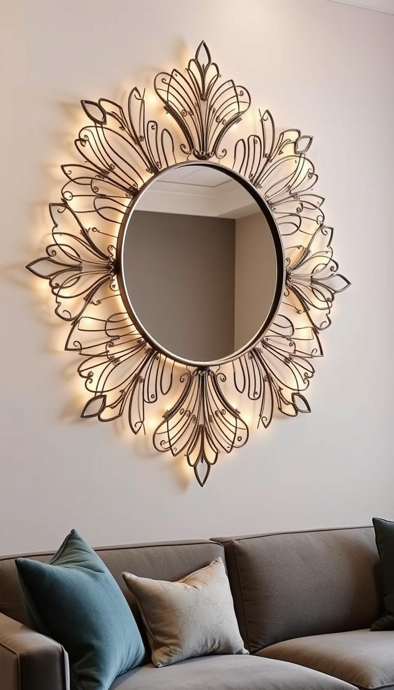 decorative mirrors for living room