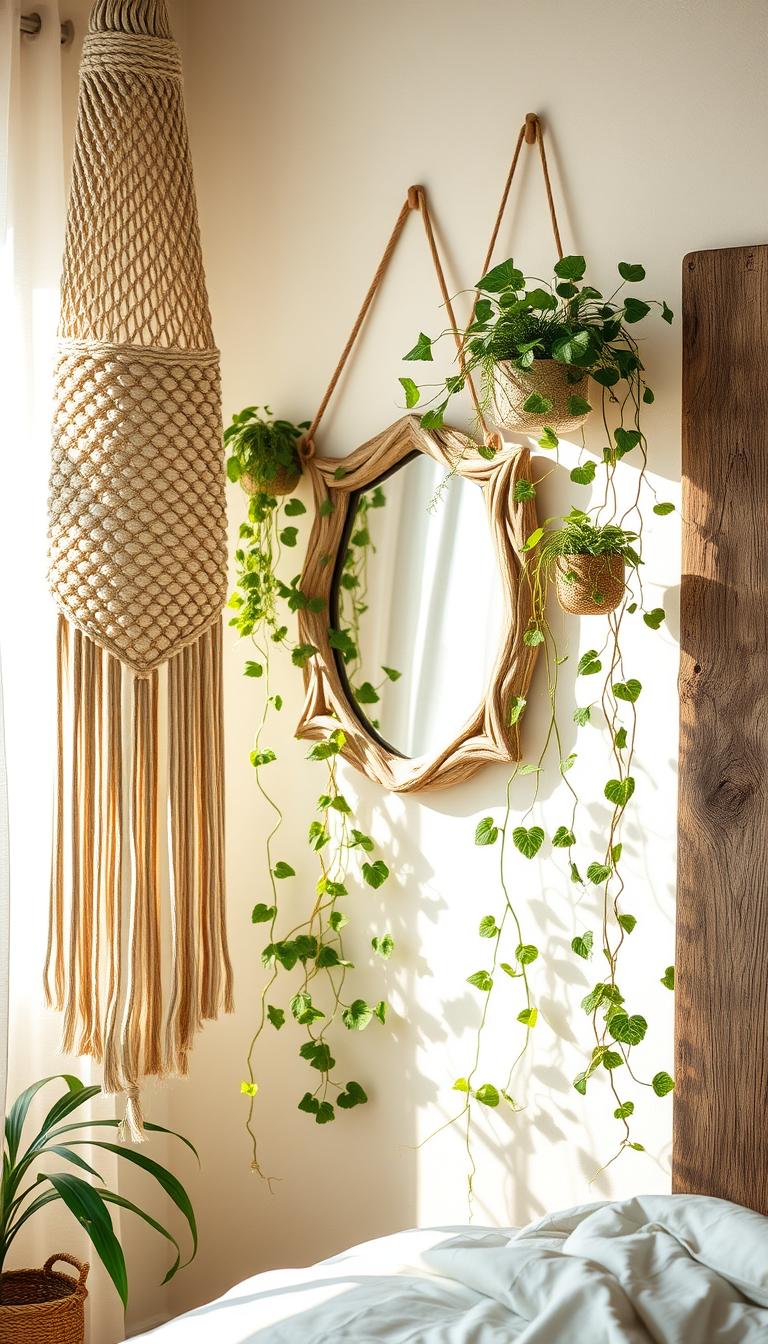 natural bedroom wall decor