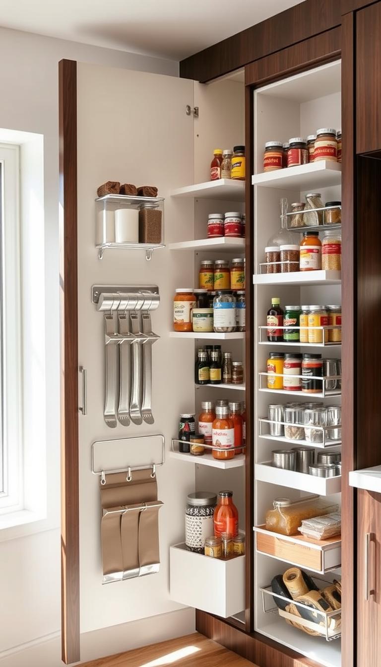 pantry door storage