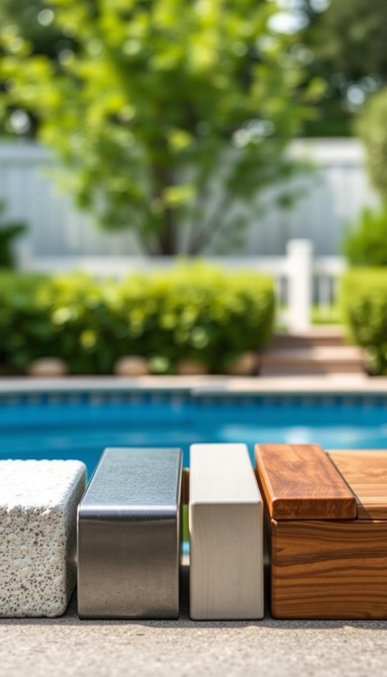 pool step materials comparison