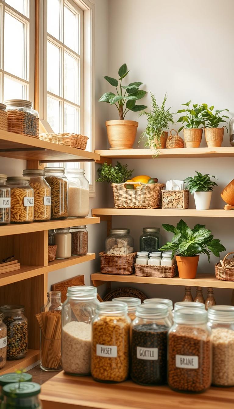 sustainable pantry organization